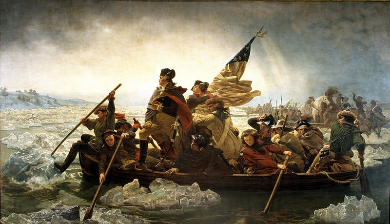 Washington Crossing the Delaware.